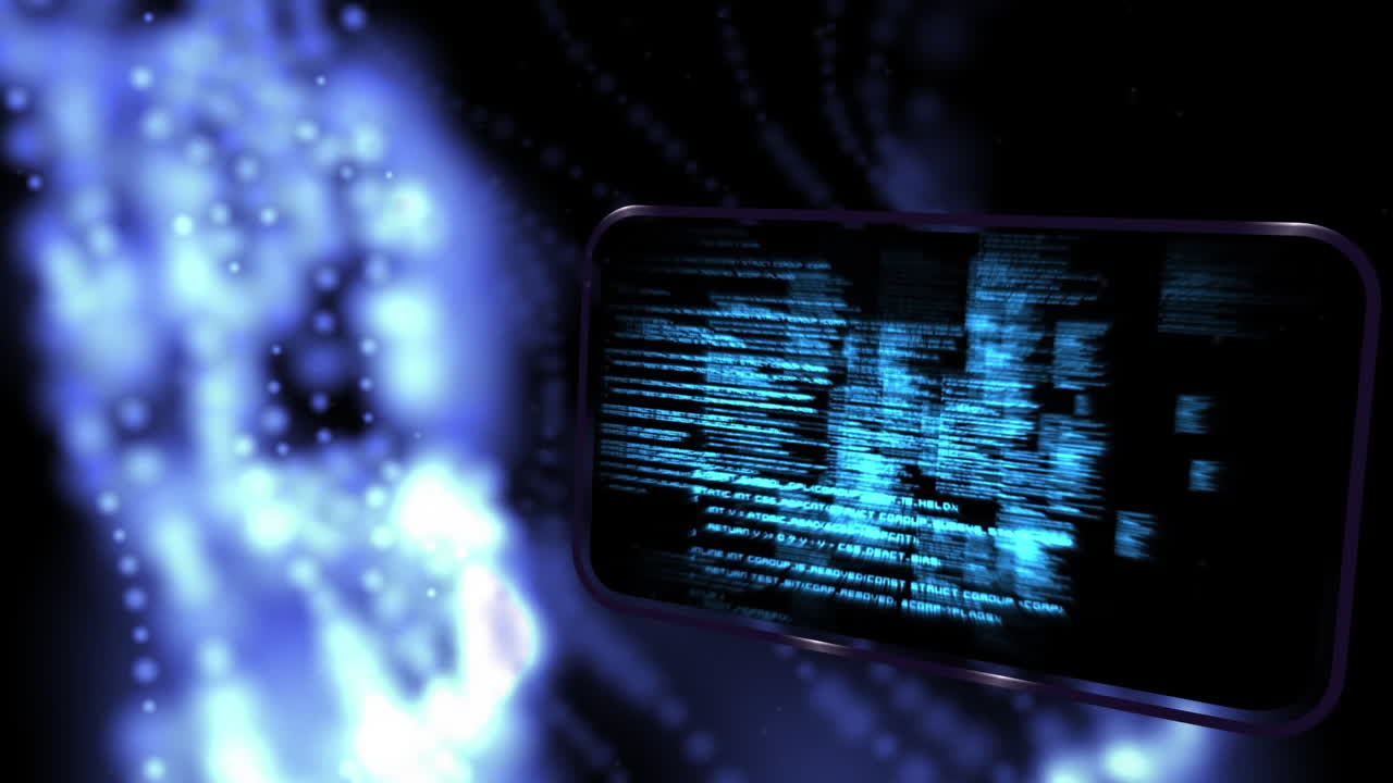 animación de la interfaz digital