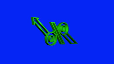 percentage with arrow up and down. banking, credit, interest rate. motion graphic