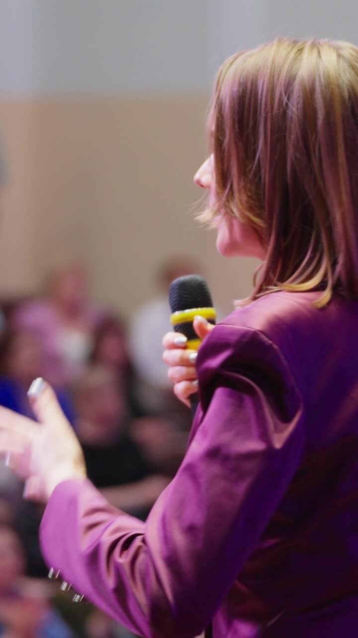 Speaker at a Presentation