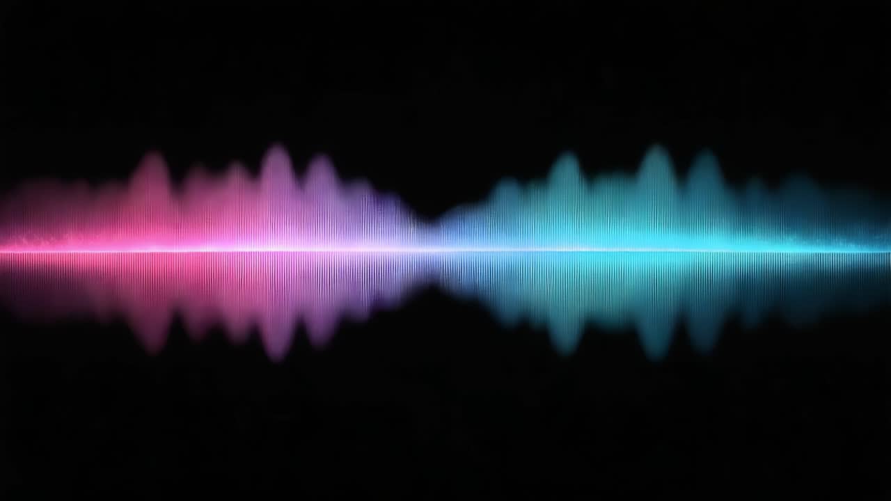 Vibrant Audio Visualization: Captivating Spectrogram with Dynamic Color Gradients Showcasing Sound Waves in a Mesmerizing Display of Color and Motion