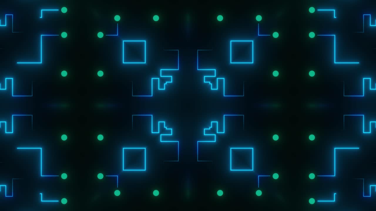 fondo con patrón geométrico de neón