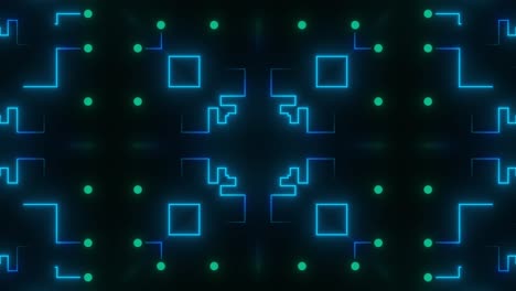 fondo con patrón geométrico de neón