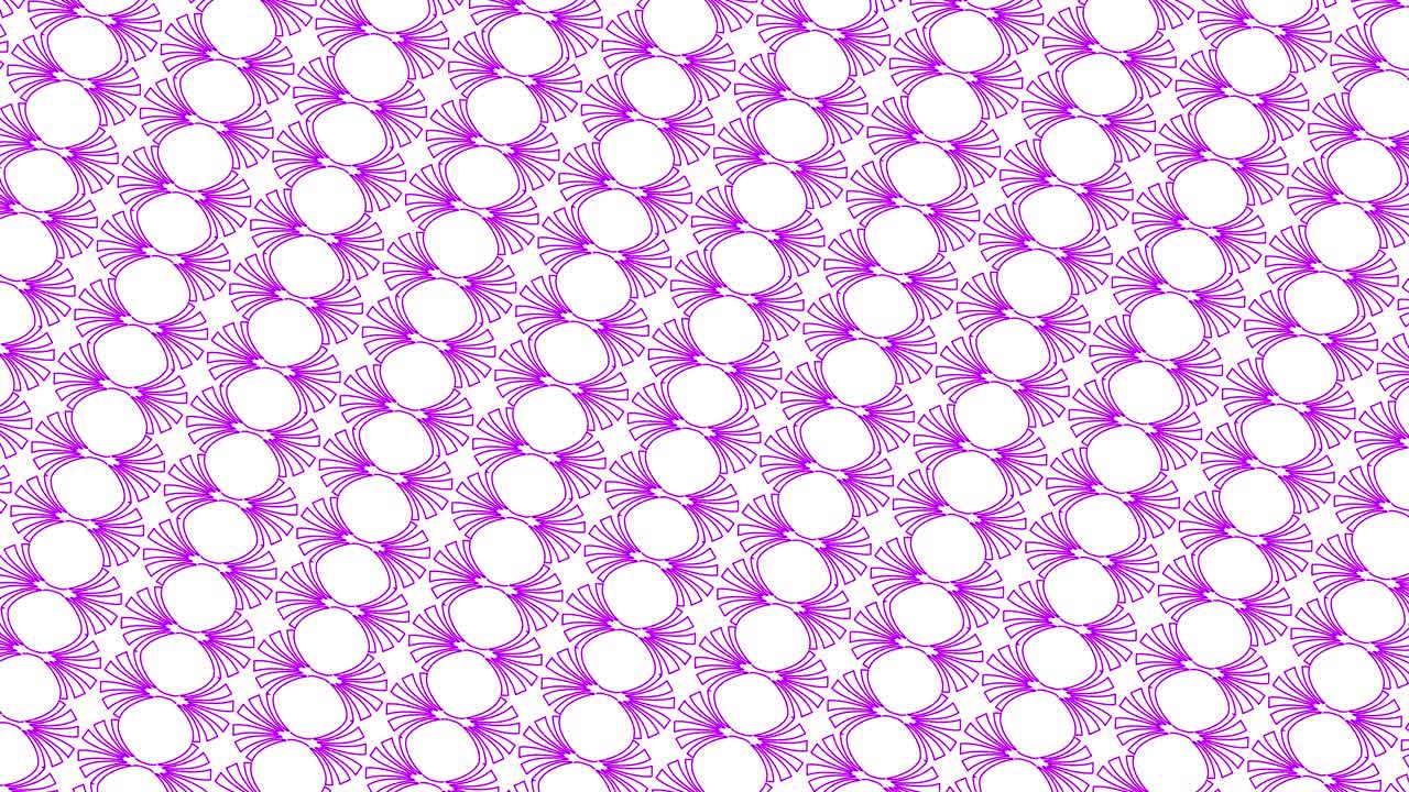 Graphic pattern that quickly changes color as it rotates clockwise and then anticlockwise, creating a hypnotic and stroboscopic effect.
