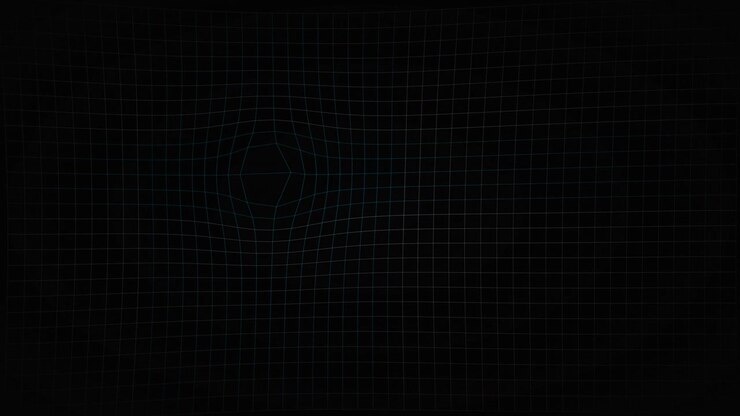 Abstract Digital Grid Animation with Pulsing Distortion Effect