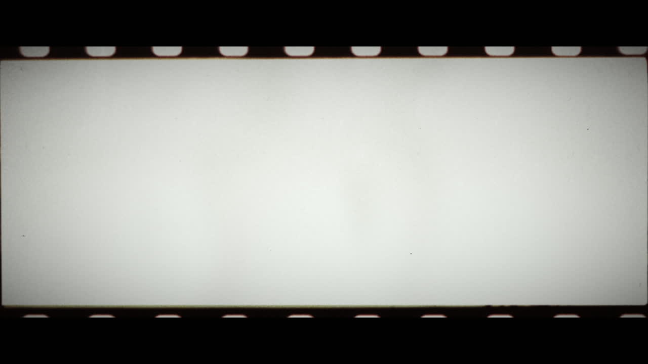 Real 35mm film anamorphic frame  overlay - dirty and old