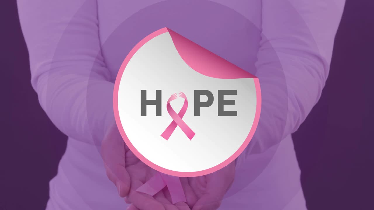 백인 여성에 대한 유방암 인식 텍스트의 애니메이션