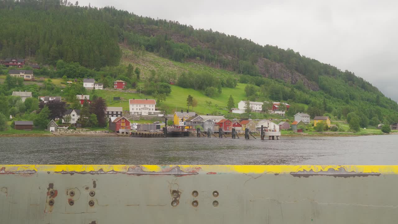Picturesque Village on a Fjord in Norway