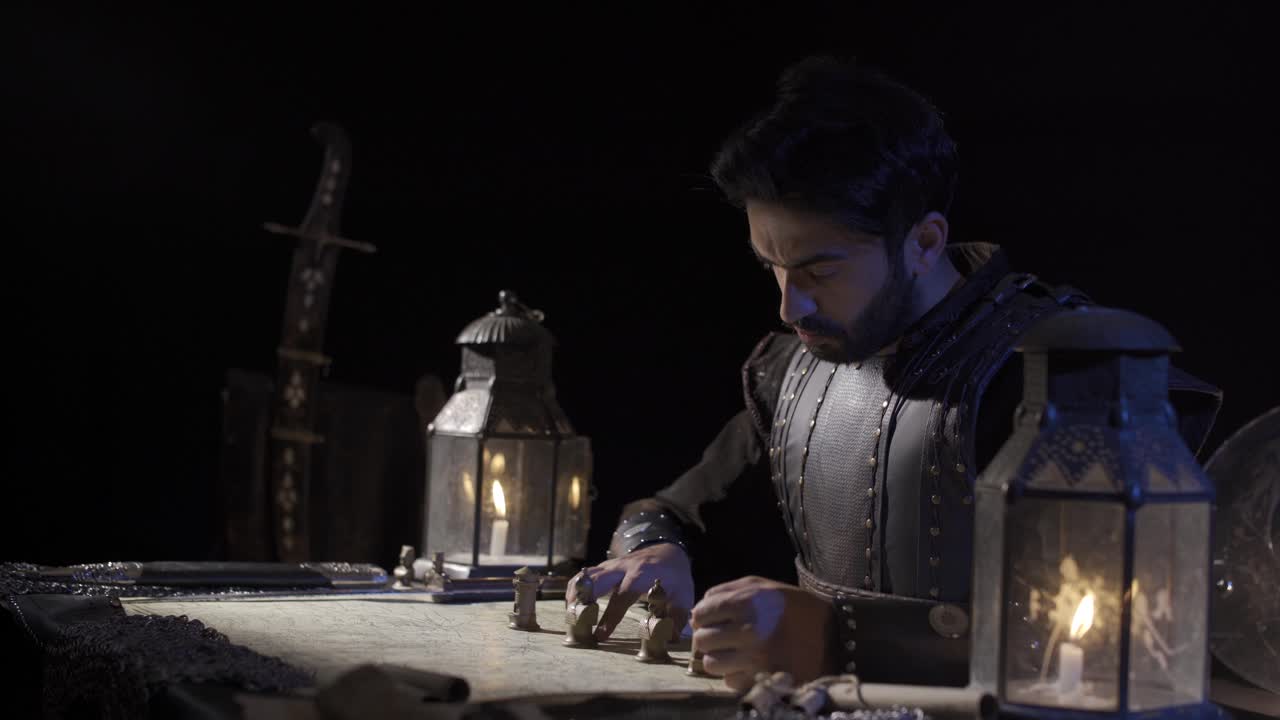 The commander who locates his soldiers on the pre-war map.