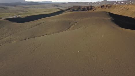paisaje volcánico en islandia