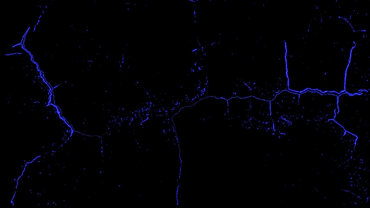 푸른 미래의 흐름, 디지털 데이터 흐름, 창의적인 추상적인 배경, 전력 광선과 빛을 가진 동적 패턴, 텍스처 컨셉의 전송, 원활한 루프.