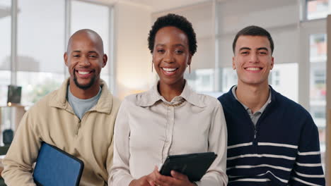 diverse team portrait