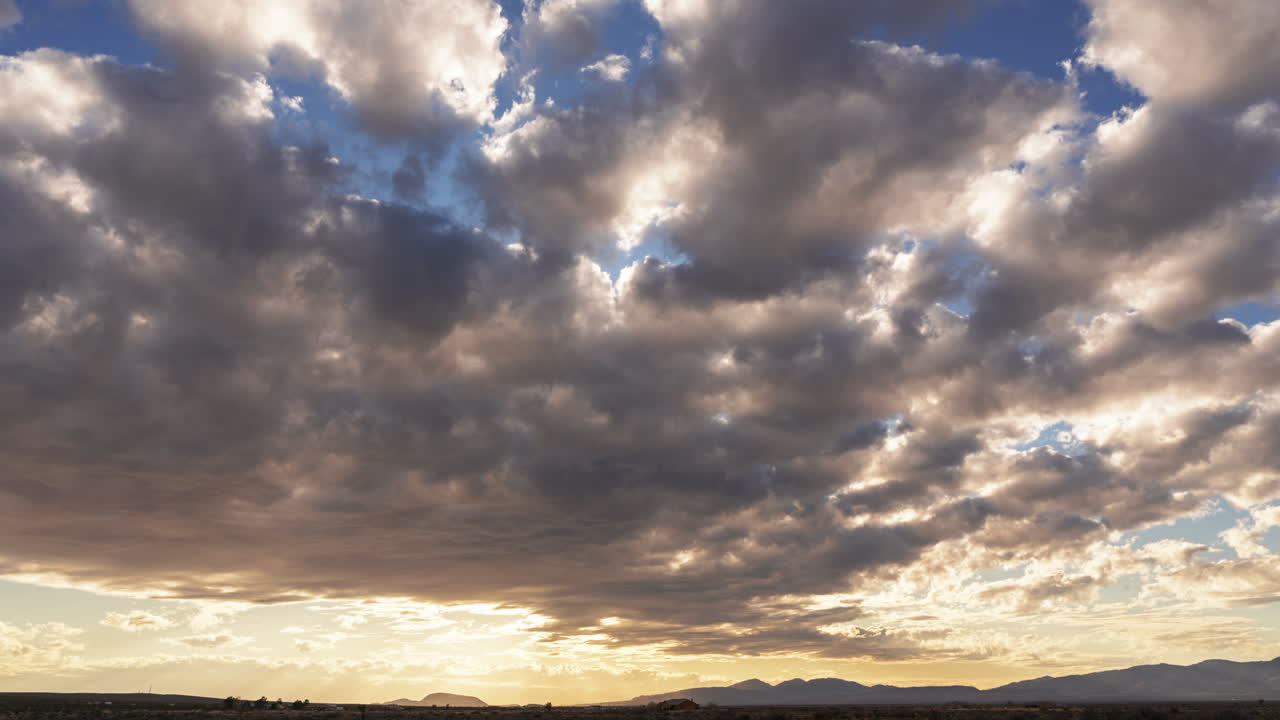 Mojave Desert Time Lapse at Sunset