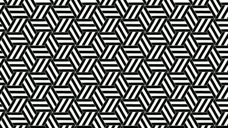 zig zag bw formas animación horizontal vector movimiento