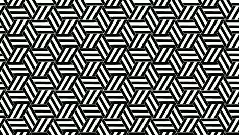 zig zag bw formas animación horizontal vector movimiento