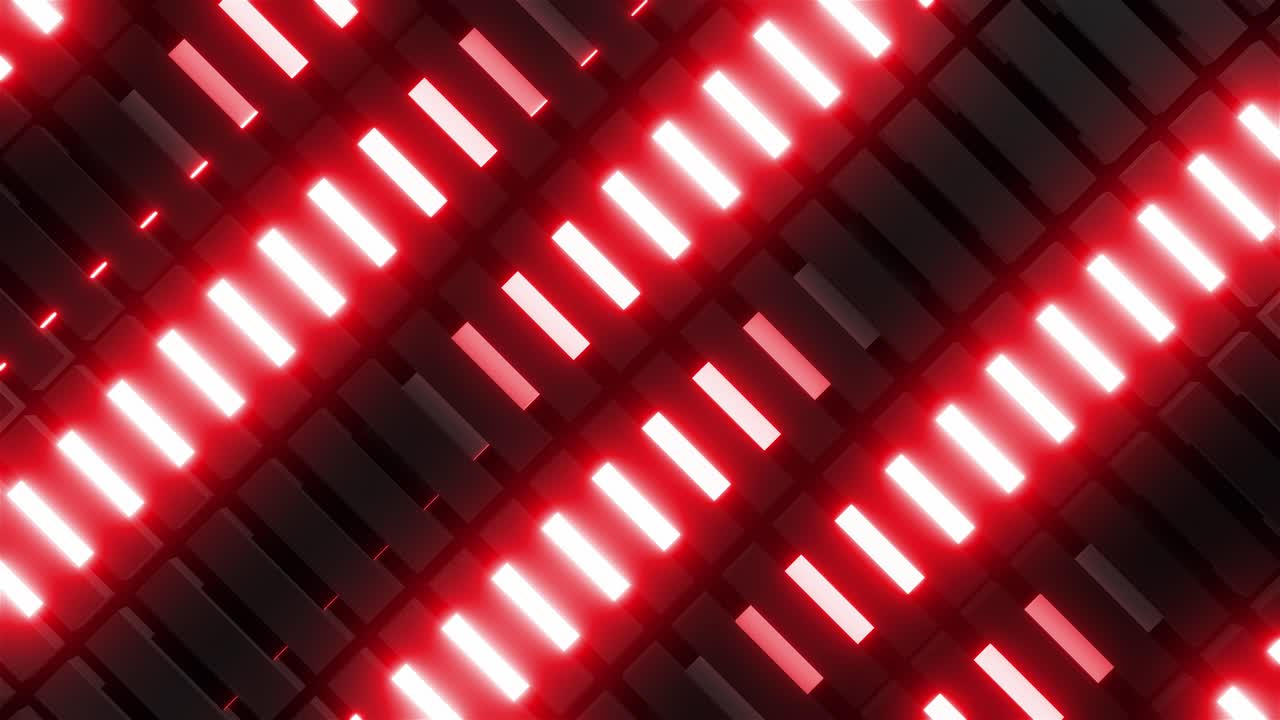 patrón geométrico de neón rojo