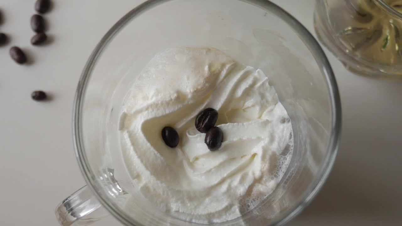 Iced Coffee with Whipped Cream