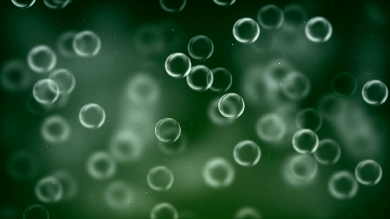 burbujas de colores (bucle sin costuras)