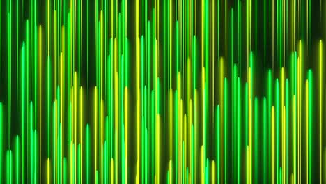 muchas líneas verticales de iluminación de neón, telón de fondo generado por computadora abstracta, renderizado en 3d