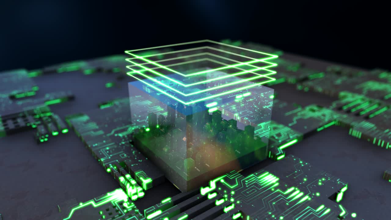 Abstract Digital Background 4K