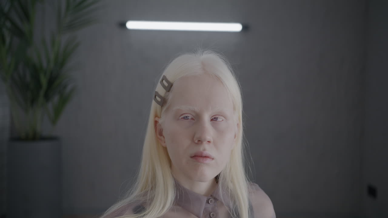 Portrait of a Young Woman with Blonde Hair