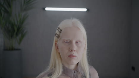 Portrait of a Young Woman with Blonde Hair