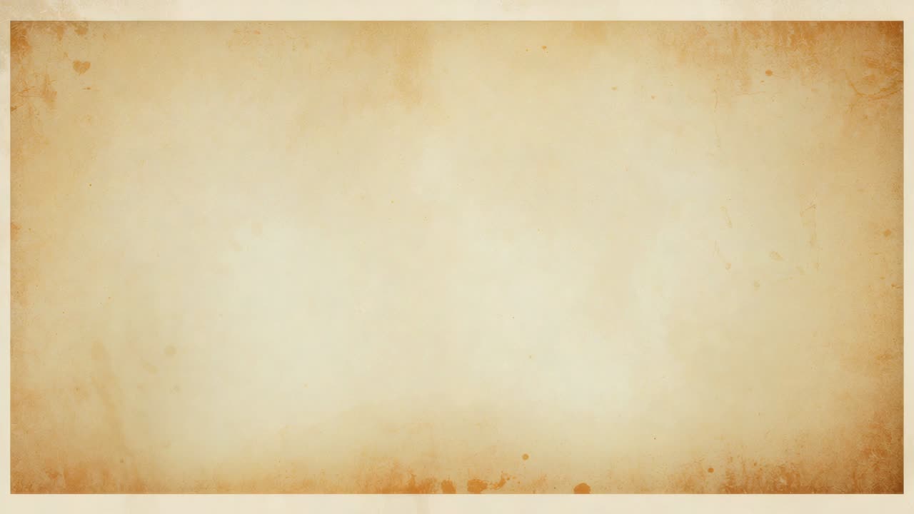 Curling aged parchment from lower-left on sepia backdrop, revealing stained under-sheet for content