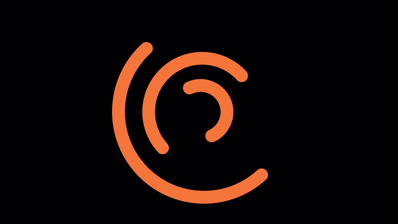 Seamless Concentric Radar Circle Loading Animation