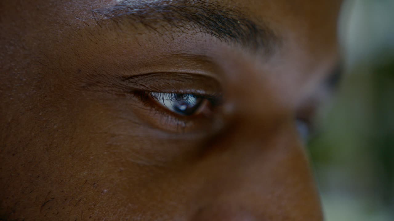 Close-up of a man's eye