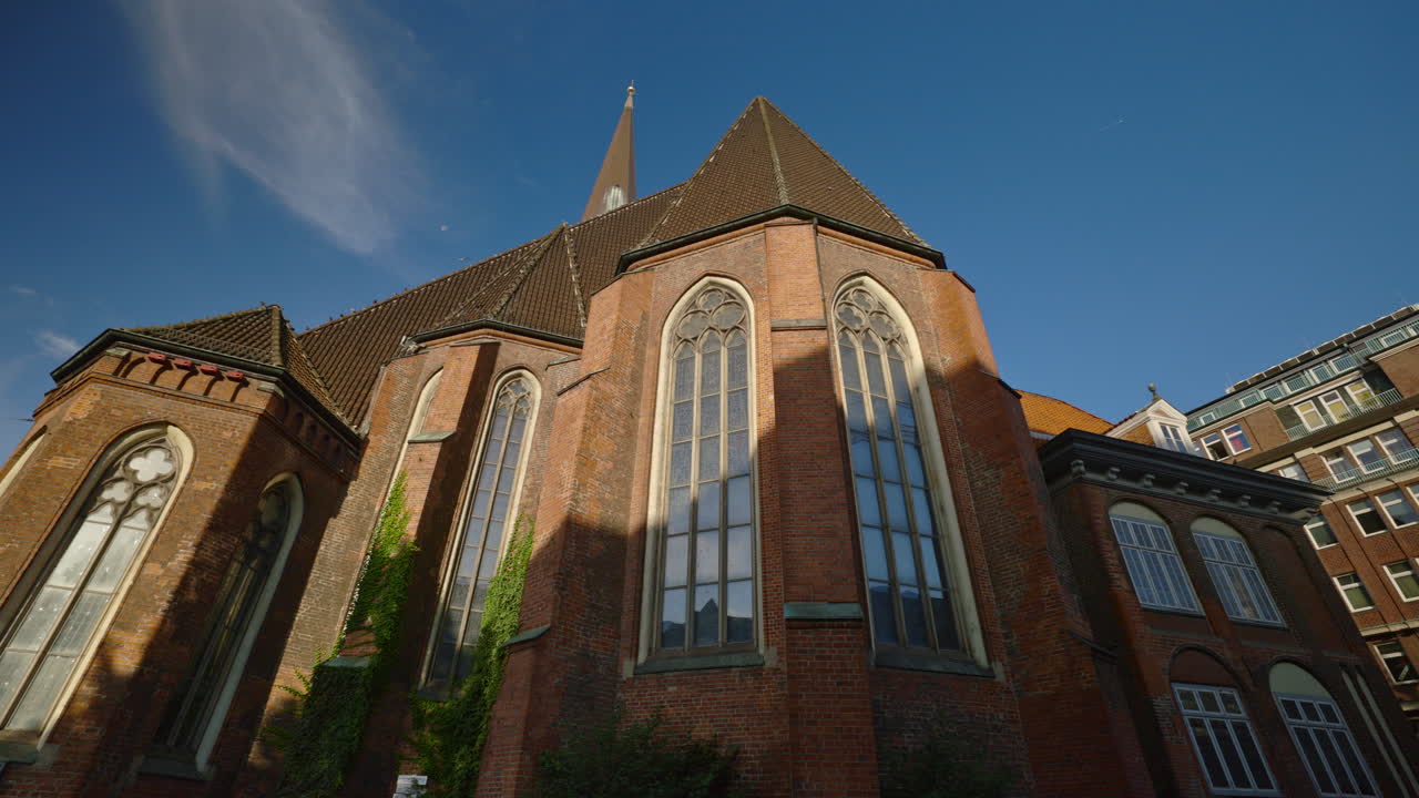 Church Building with Architectural Details