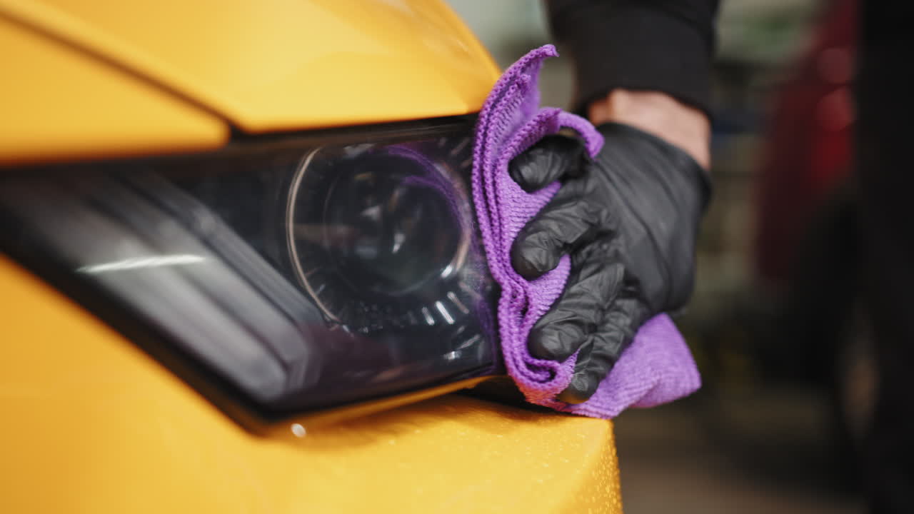 자동차 헤드라이트 세부 사항