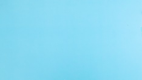 tropic fruits appear on right side of blue theme. stop motion