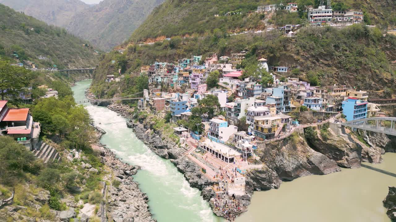 Devprayag is a town and a nagar panchayat, near New Tehri city in Tehri Garhwal District in the state of Uttarakhand, India,