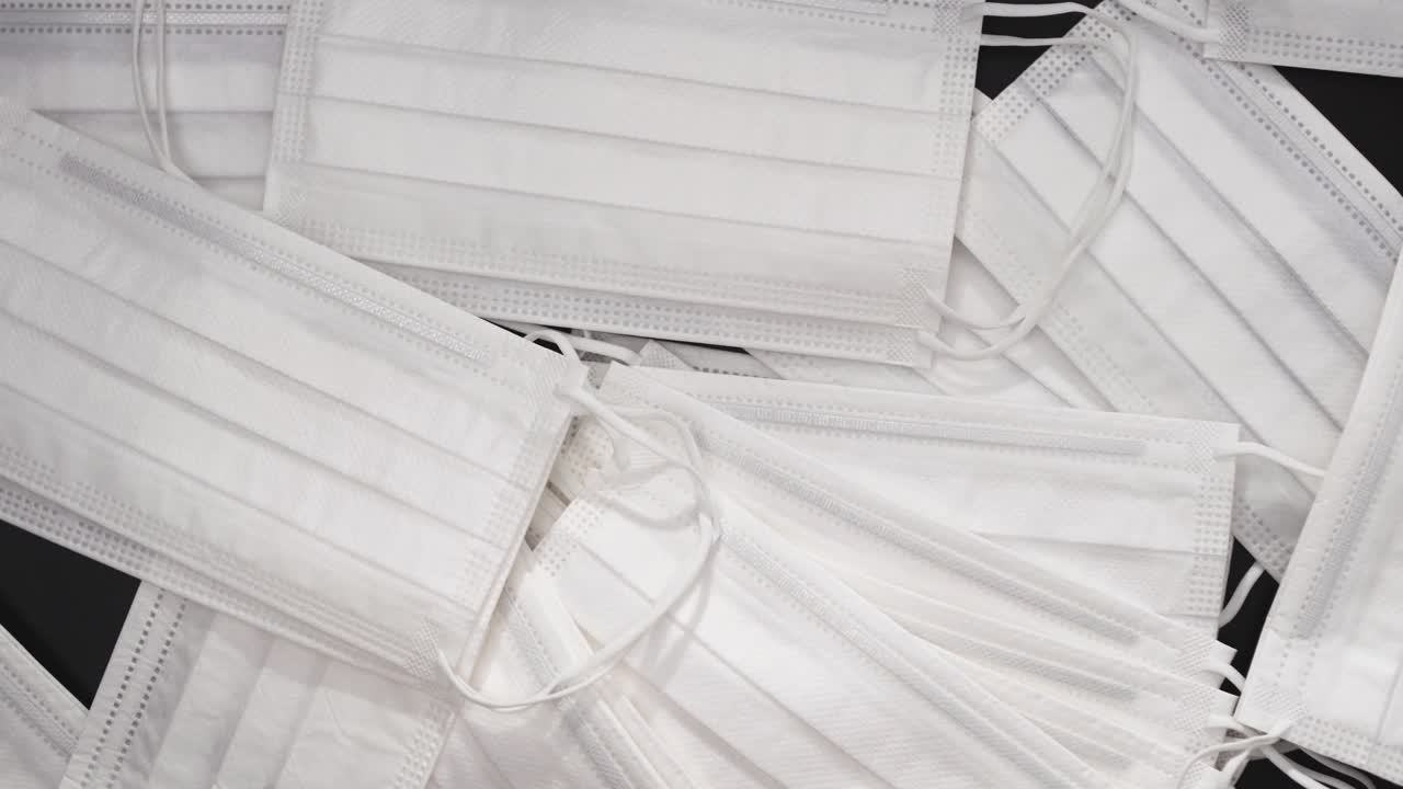 패닝 클로즈 업 ppe 마스크