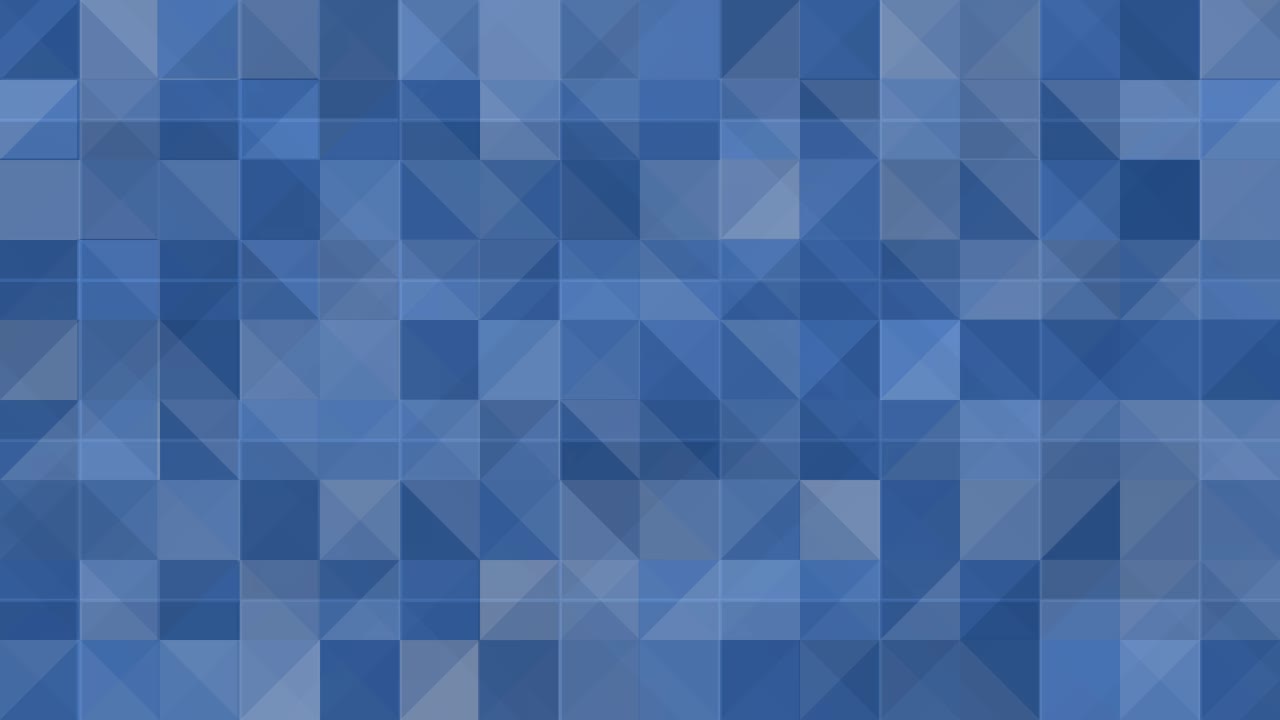 Blue loopable geometric pattern animation, abstract background, modern design