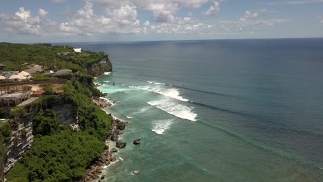 aerial drone view, tilt down shot on the beach