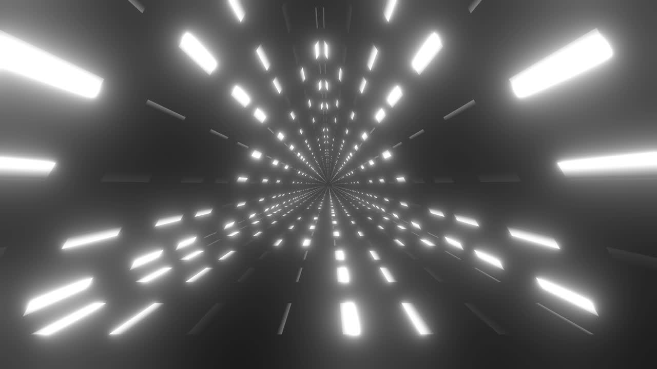 Futuristic Glowing Tunnel