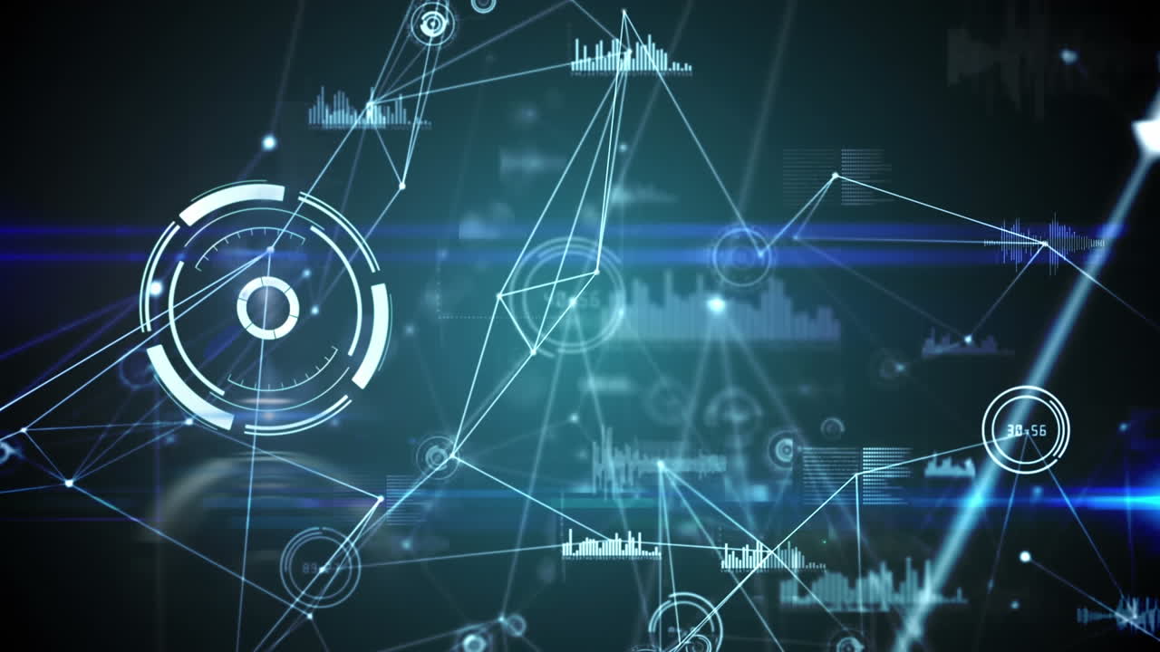 범위 이상의 재무 데이터 처리의 애니메이션