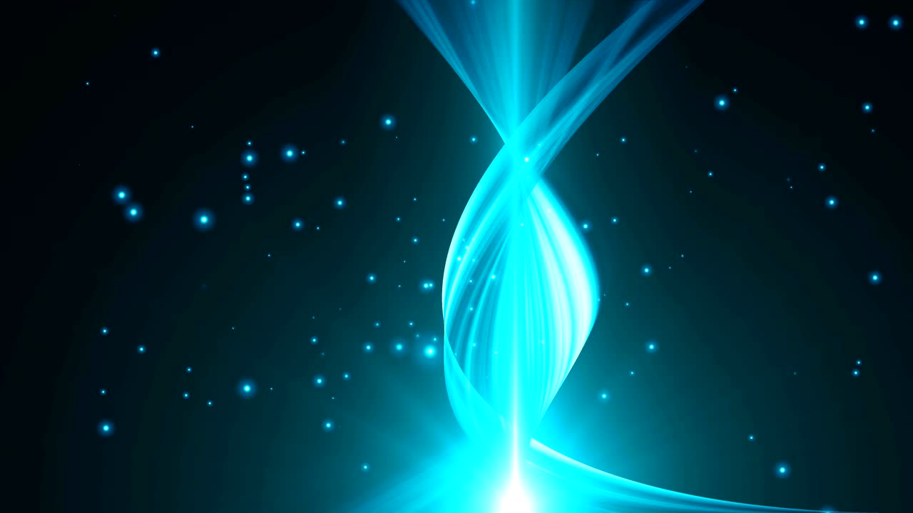 파동하는 과 입자 추상적인 배경