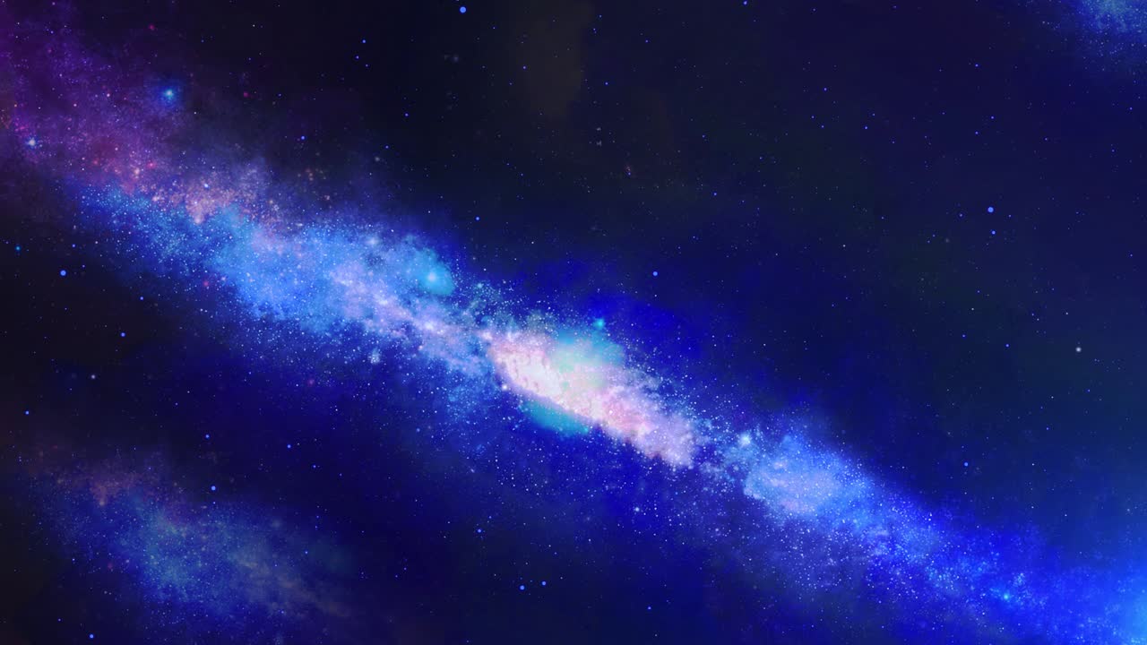 4K、深宇宙の星雲を飛行、宇宙空間の星雲、銀河探査、輝く外宇宙へ