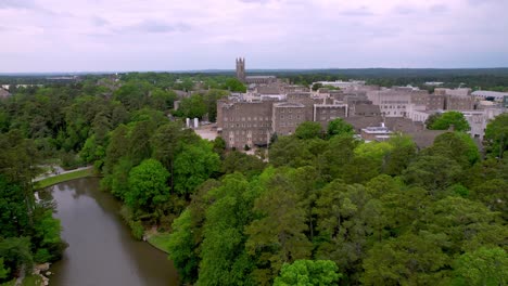 Luftabzug-Vom-Campus-Der-Duke-University