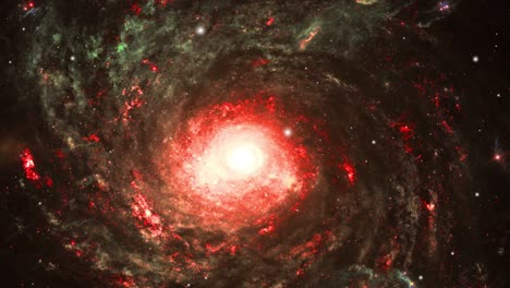 Gaswolken-Bewegen-Sich-In-Spiralen-Und-Bilden-Ein-Schwarzes-Loch,-Dessen-Lichtzentrum-Im-Zentrum-Des-Universums-Liegt