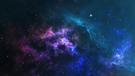 vista de gas nebular en el espacio ultraterrestre