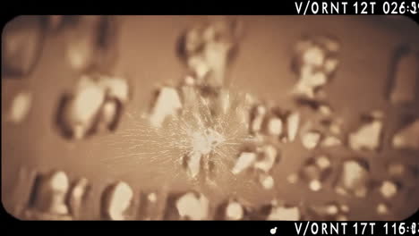 close-up of an explosion