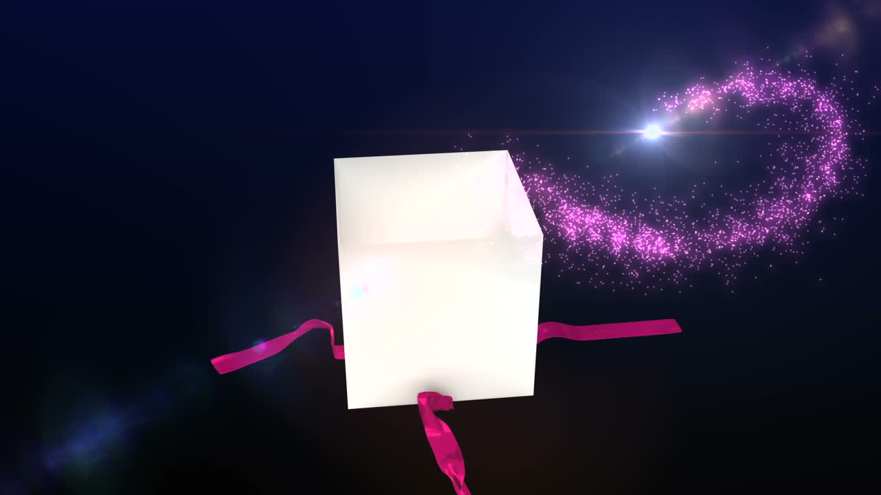 없는 크리스마스 선물 오프닝 크로마 키를 드러내기 위해