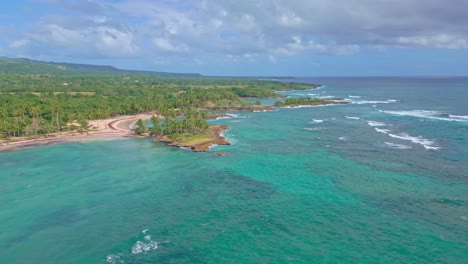 los coquitos beach and coast, cabrera in dominican republic