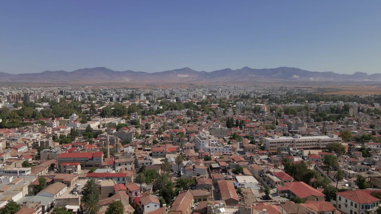 ciudad vieja de nicosia en el norte de chipre