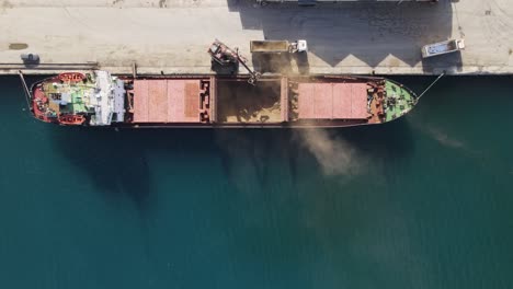 freighter on magosa harbor