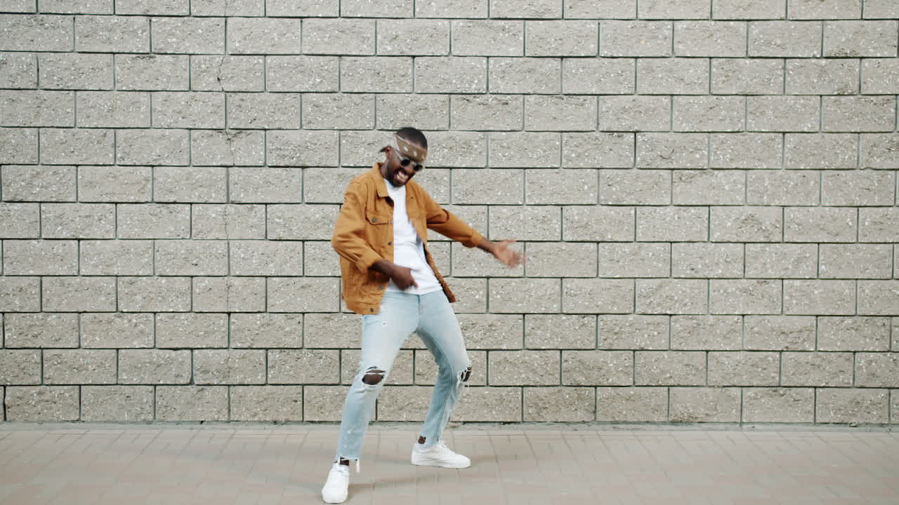 Man Dancing in the City