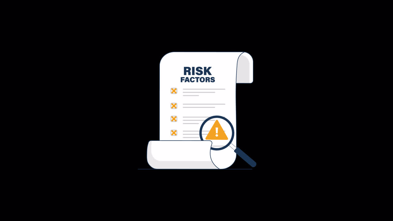 Animated Risk Factors Checklist with Magnifying Glass