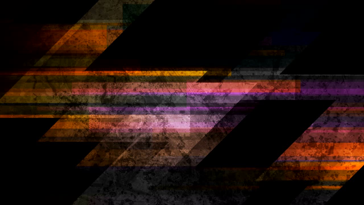 Dark tech geometric grunge abstract motion background